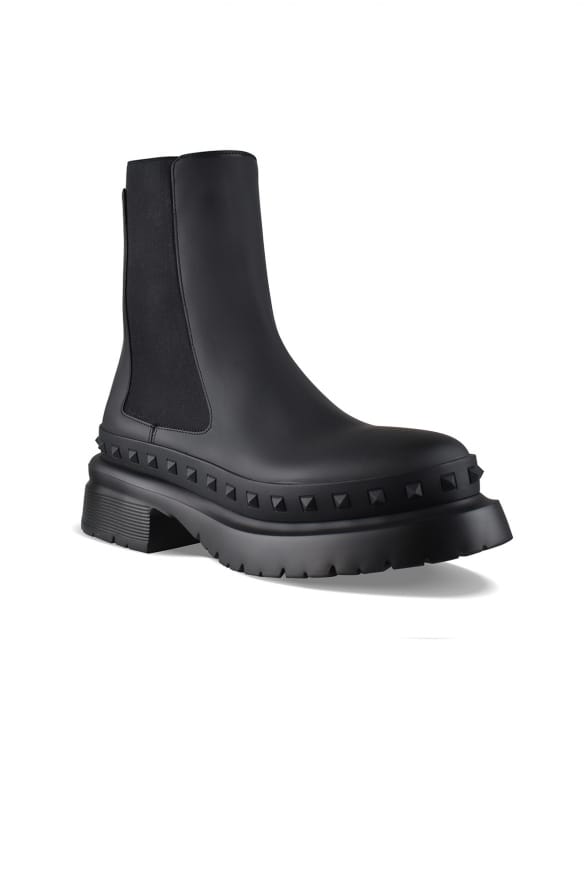 Valentino Garavani M-Way Rockstud-laarzen Zwart