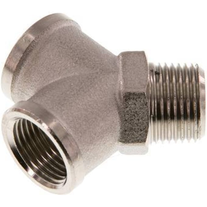 Y-Koppeling R3/8'' Buitendraad X G3/8'' Binnendraad Vernikkeld 16bar [2 Stuks]