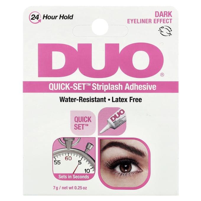 Quick-Set™ Striplash Lijm, Donker, 7G (0.25oz) white