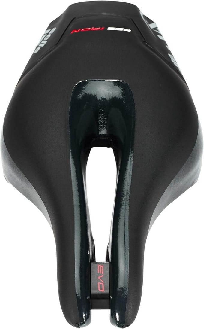 Lichtgewicht Triatlon Zadel met SuperFlow Uitsparing en Gripvaste Bekleding