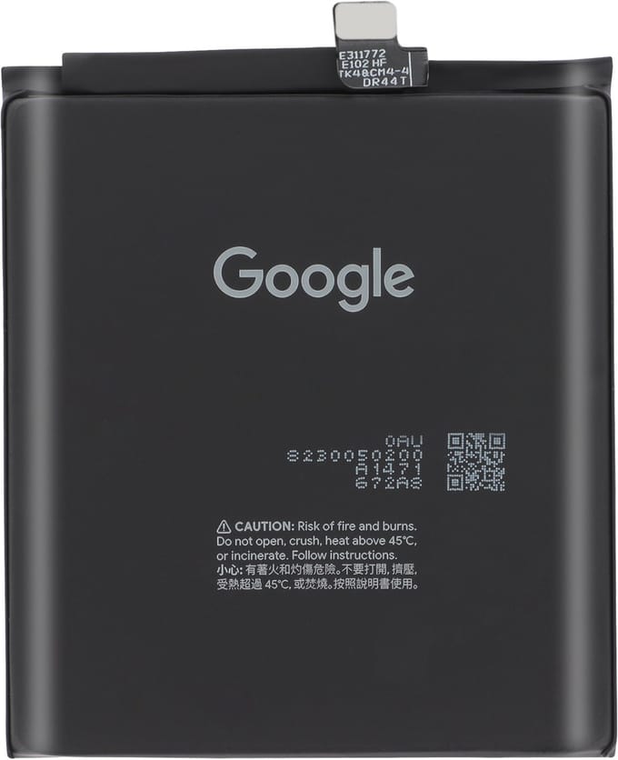 Google, Interne batterij voor Google Pixel 9 4700mAh model GVYZ7, Zwart