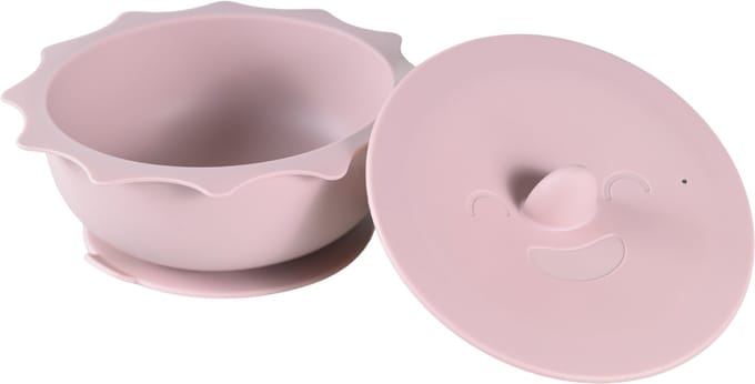 Sproudsy Kom Clouds – Zuignap – Kinderservies - Baby – Rose