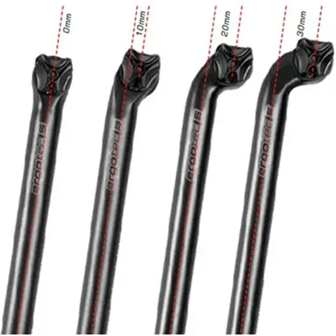 Ergotec Zadelpen Viper Verstelbaar 31,6 X 400 X 20 Mm Zwart