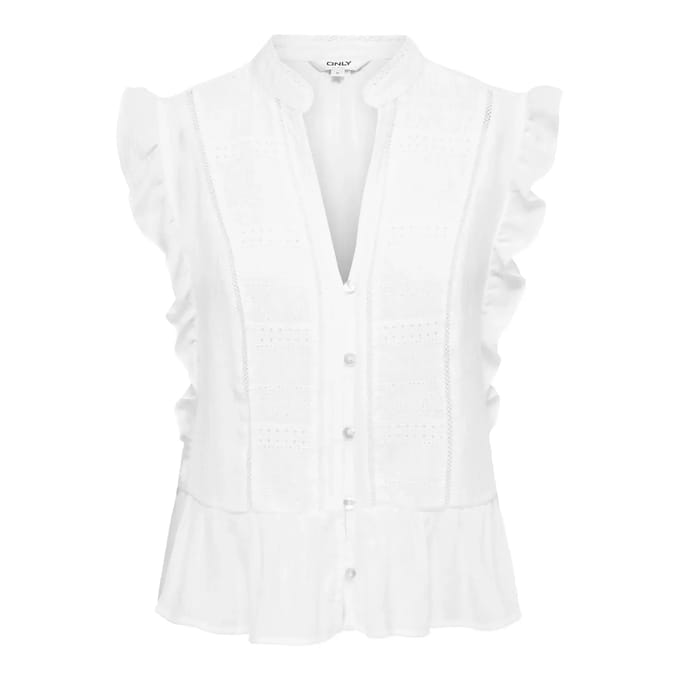 regular fit blousetop van viscosemix model 'HENNY'