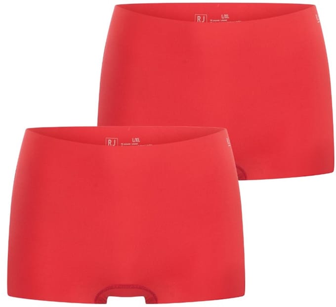 RJ Invisible Sfax 2-Pck Dames Short Donkerrood S/M
