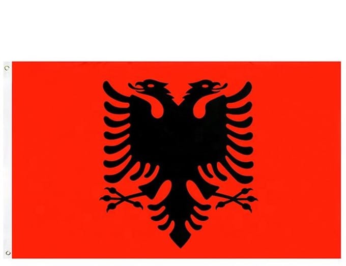 Go Go Gadget - Albanese Vlag - 90x150cm - Albanië