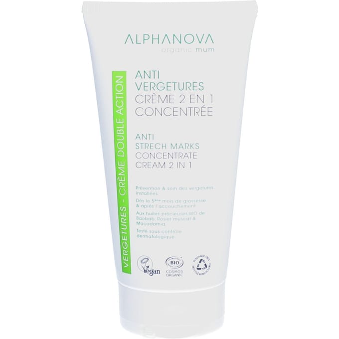 Alphanova ANTI-WRINKLE CREAM 2 IN 1 ORGANIC CERTIFIED CONCENTRATED | ALPHANOVA MUM 150 Huidcrème
