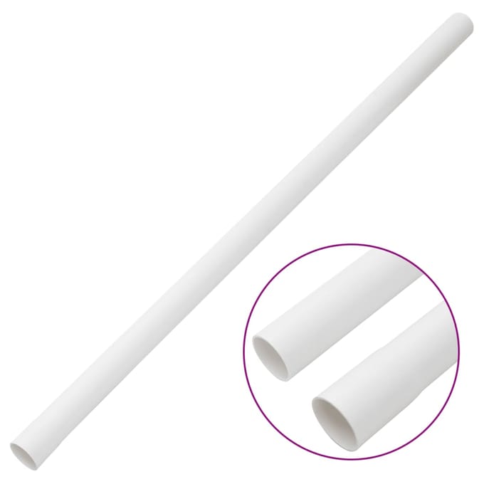 vidaXL - Kabelgoten - Ø32 - mm - 10 - m - PVC
