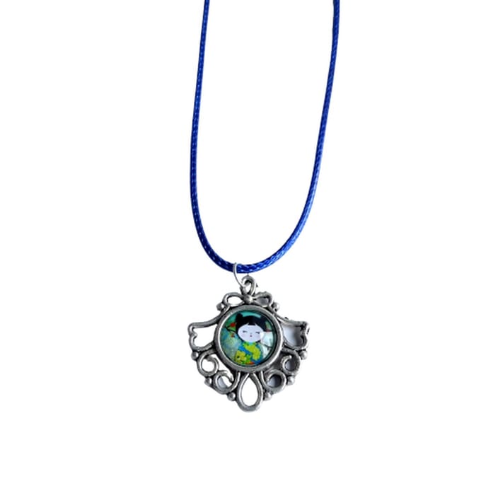 2 Love it Chinese pop - Ketting - 45 - 50 cm - Leer