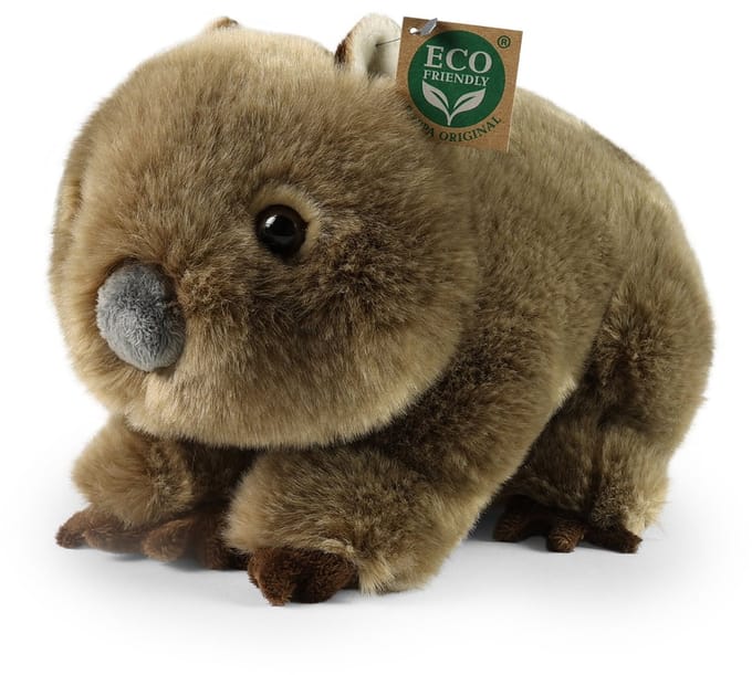 Rappa Eco Friendly Knuffel Wombat - Pluche - 28 cm