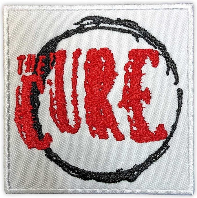 The Cure - Circle Logo Patch - Wit