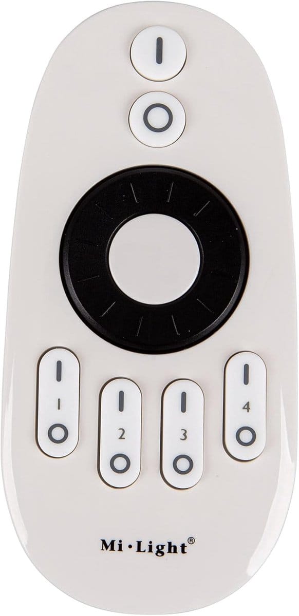 Afstandsbediening - Led Controller - Verlichting Bediening - 4 Zone Controle - 30 Meter Bereik - Wit