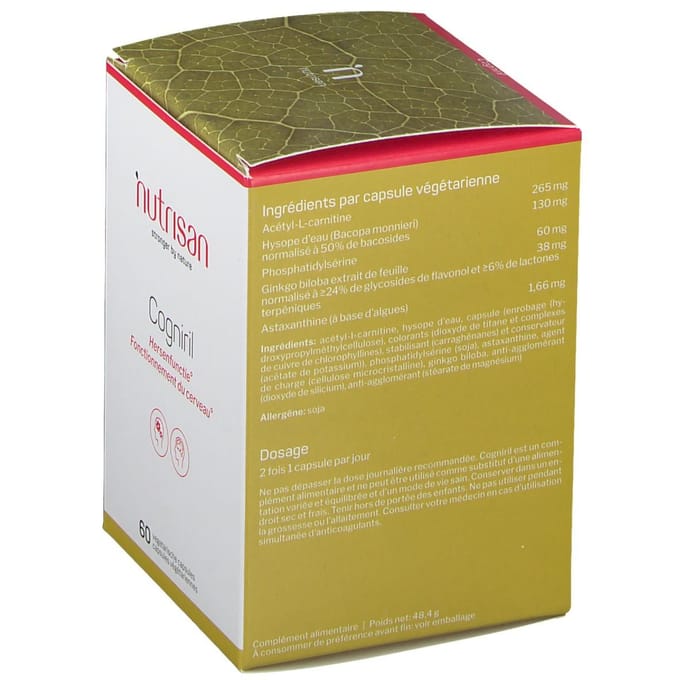 Nutrisan Cogniril 60 Vegetarische Capsules