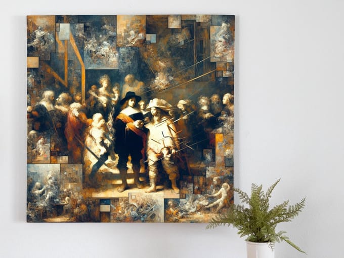 Kunstprint | Wanddecoratie | Dibond | 80 × 80 cm