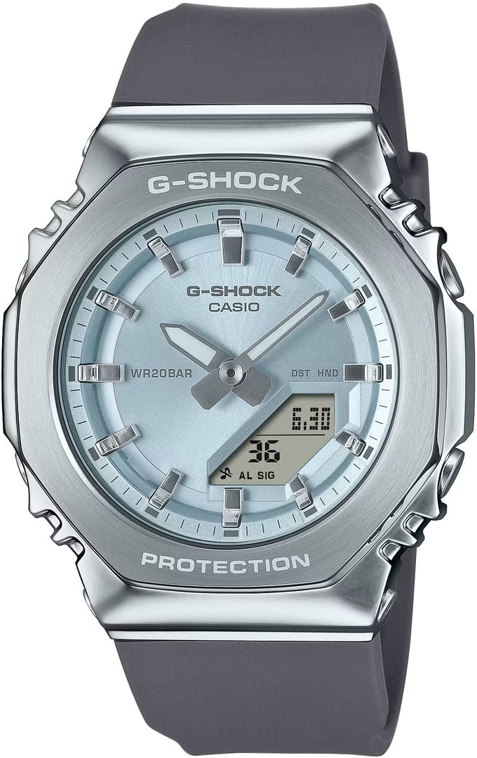 Casio G-Shock GM-S2110-2AER Horloge - Kunststof - Grijs - Ø 40 mm