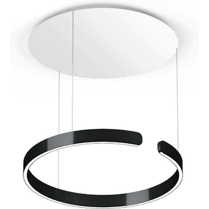 Occhio Mito Sospeso 60 up Hanglamp - black phantom - variabel - met Occhio Air - table/wide