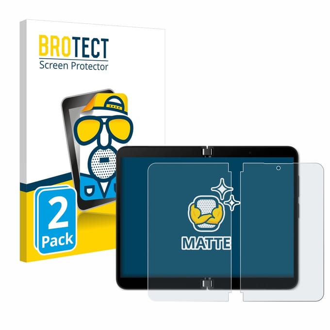 BROTECT - Screenprotector voor Microsoft Surface Duo 2 (Inner display) - Folie Beschermfolie matte 2 Stuks