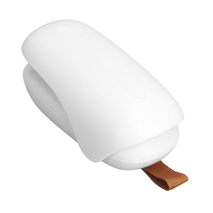 Hitte Mini Bag Sealer Draagbare USB Oplaadbare Plastic Chipszak Sealer voor Alle Bewaarbehoeften white