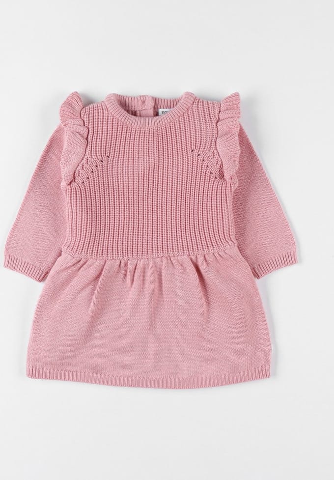 Noukie's - Jurk - Roze - Tricot - 2 jaar 92