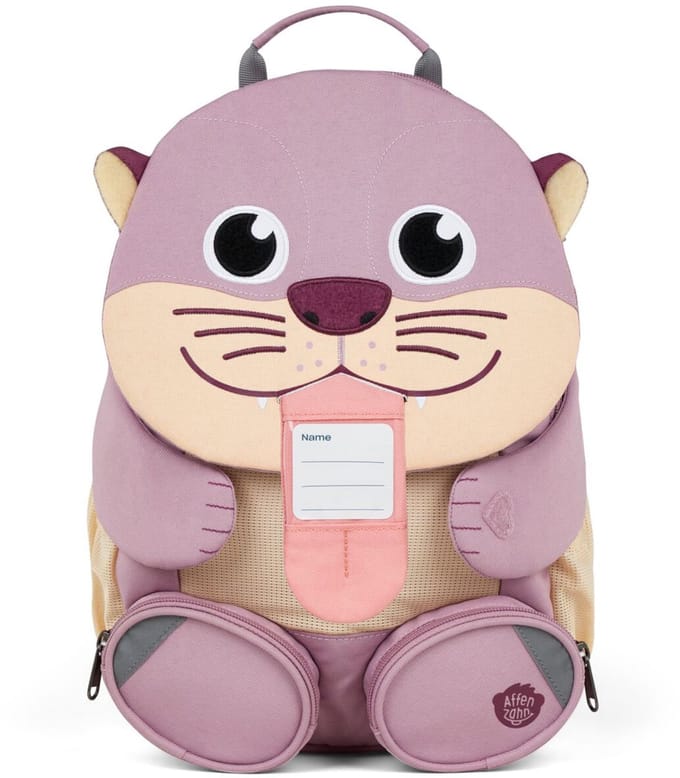 Affenzahn Wandelrugzak Rugzak Großer Freund Backpack Otter Oud roze