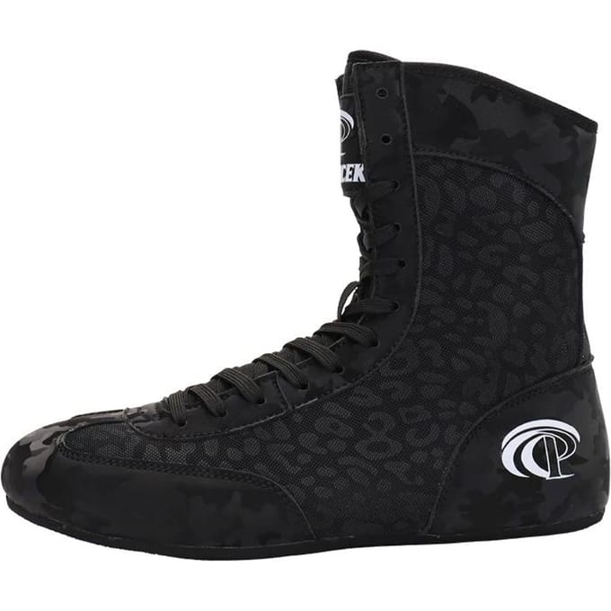 Chaussures de lutte professionnelles pour hommes, chaussures de boxe, pointures 36-45, chaussures de lutte de luxe, baskets de lutte antidérapantes 43 black