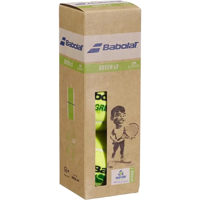 Babolat TennisballenKinderen Green X3 (3-can)