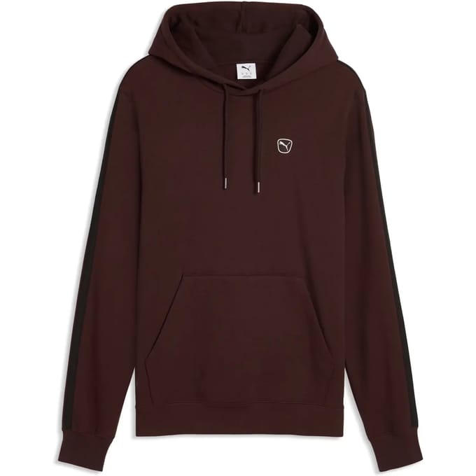 Gebreide hoodie met geborduurd badge Puma