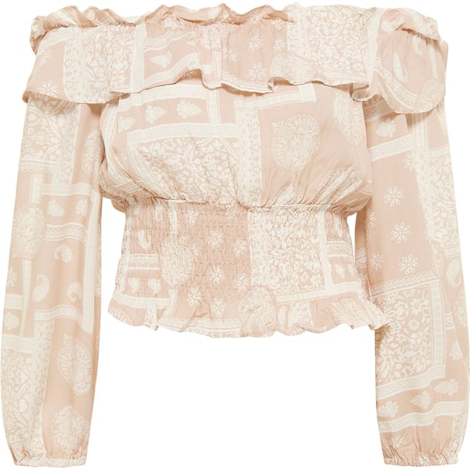 IZIA carmen blouse gaya