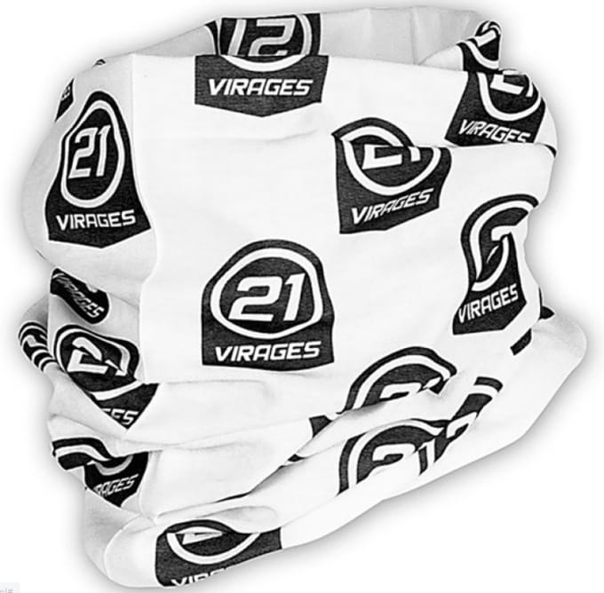 21Virages nekwarmer/Bandana  one size - zwart