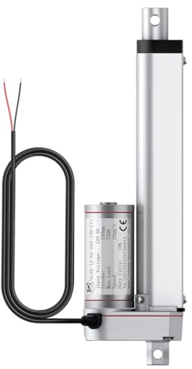 Verstelbare lineaire actuator 750N - Elektrische motor DC 12V - 150mm
