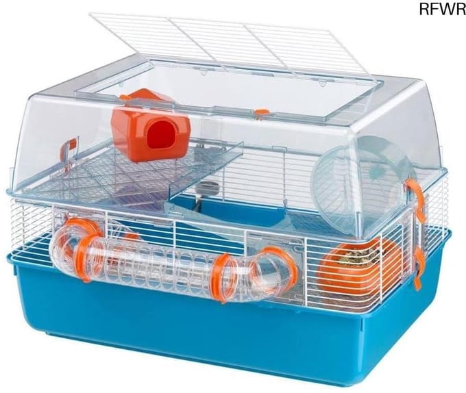 RFWR® Grote Modulaire Hamsterkooi met Drie Niveaus - Makkelijk Schoon te Maken
