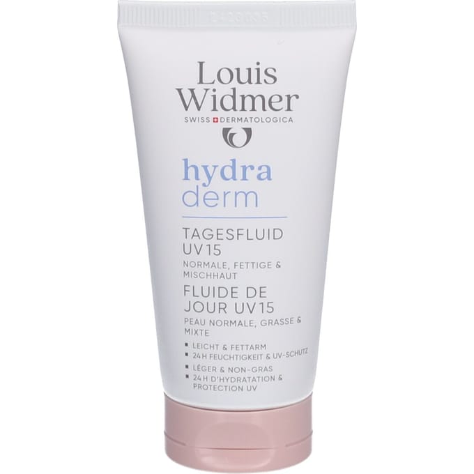 Louis Widmer Hydraderm Dag Fluide UV15 Légèrement Parfumé 50 Dagcrème
