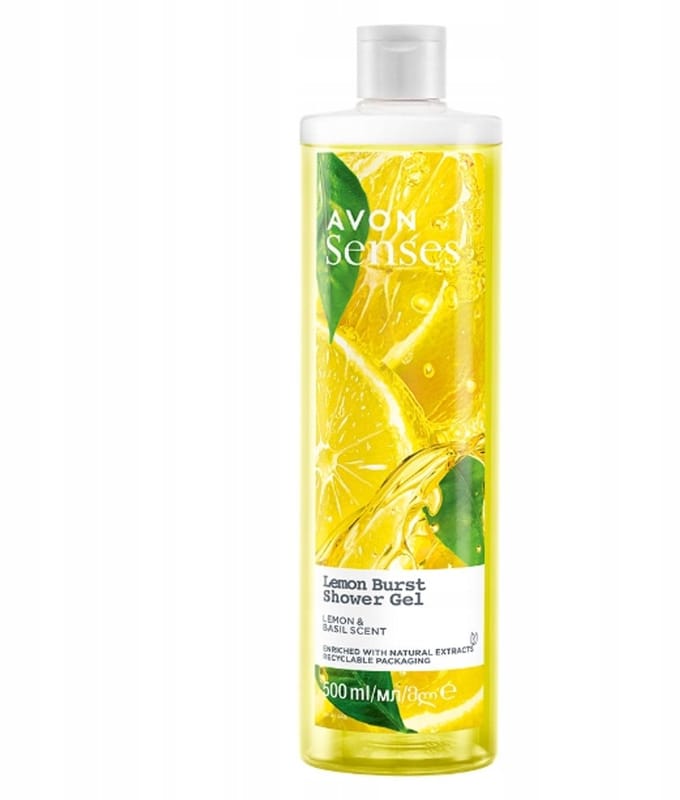 Avon - Lemon Burst - Douchegel - 500 ml - Verfrissend - Recyclebaar