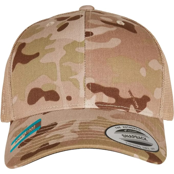 Urban Classics - Retro Trucker Multicam® Snapback Pet - Multicolours