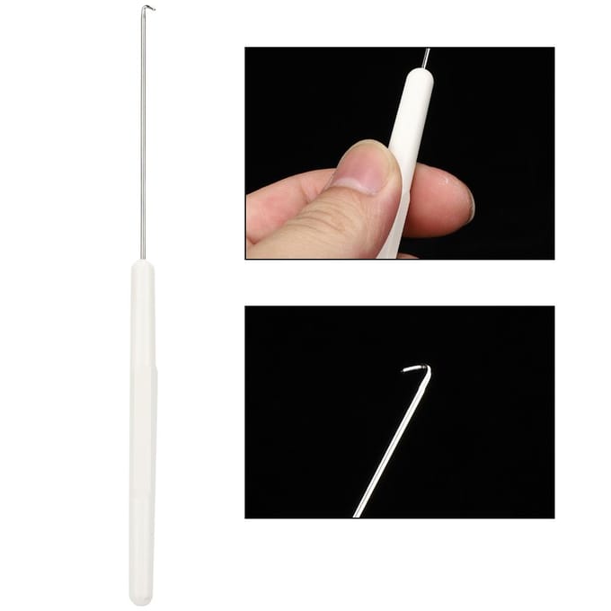 5 stuks Breimachine Haaknaalden met Handvat voor Silver Reed SRP50 SRP60 SRP60N white
