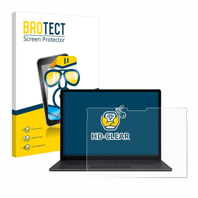 BROTECT - Screenprotector voor Microsoft Surface Book 3 15" - Folie Beschermfolie transparant