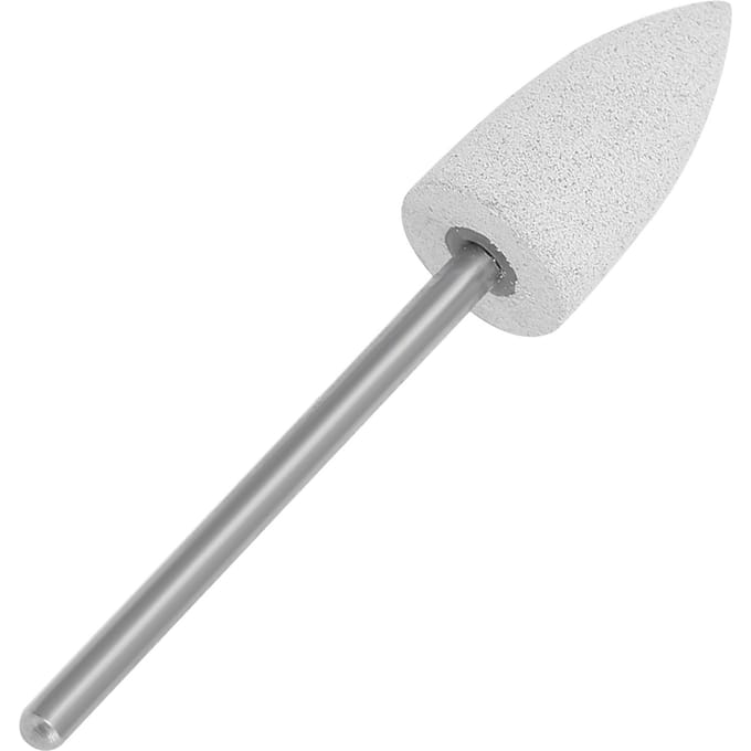 240 Grit Siliconen Rubber Tandheelkundige Polijstboren Tandheelkundige Slijp Polijstboren Boor Bit AccessoireL L(for 6.5-9kg) zilver witte kleur