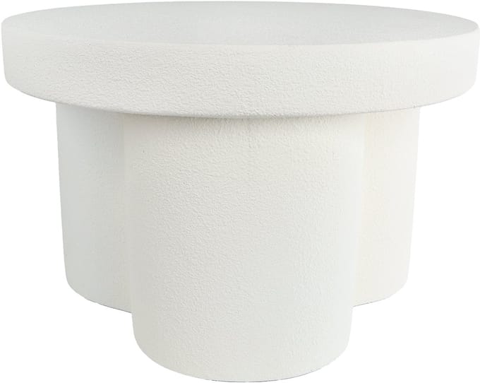 Van Manen bijzettafel speelgoed creme metaal 54x54x34cm decoratief.