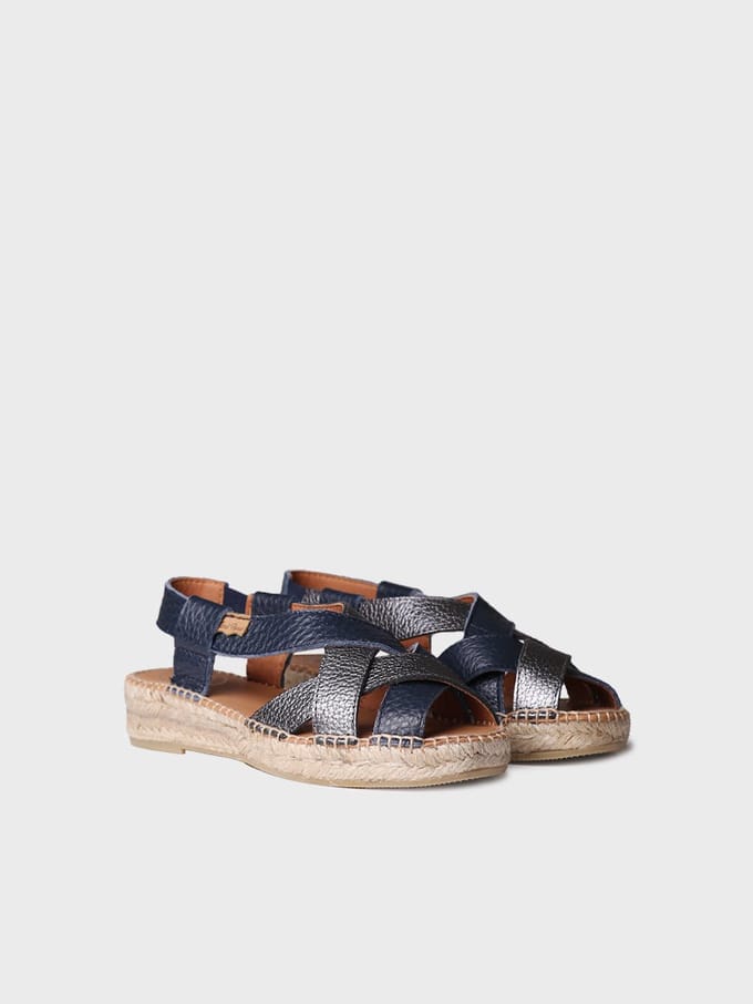 Dames leren espadrilles | ELIA-BG