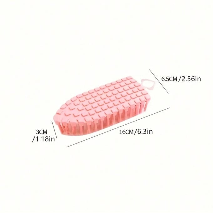 1 stuks Herbruikbare Gebogen Schoonmaakborstel - Duurzame Plastic Multi-Oppervlakte Schrobborstel, Multifunctionele Reiniger, Geschikt Voor Badkamer 1Pcs groen