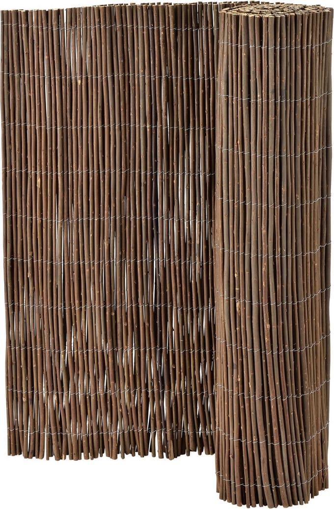 Rieten Hek Jurney - Tuinschutting - Tuinscherm - Op Rol - 500x100 cm