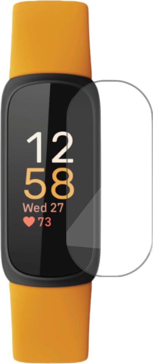 Screenprotector geschikt voor Fitbit Inspire 3 - Folie Screen Protector geschikt voor Fitbit Inspire 3