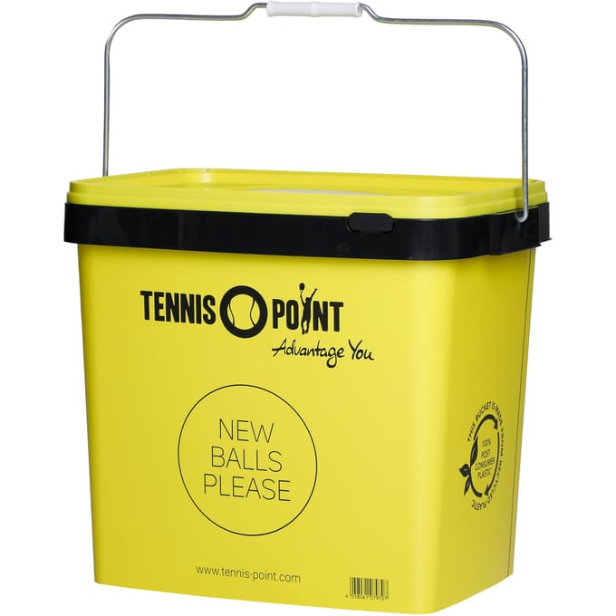 Tennis-Point Ballenemmer Met Deksel,Vierkant-Geel