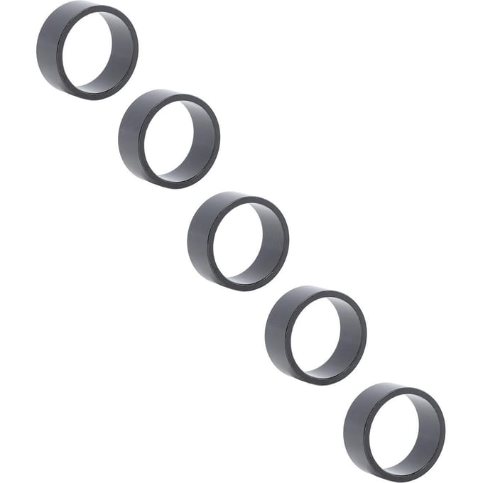 5pcs Bicycle Headset Spacer Bike Handlebar Stem Spacers Threadless Aluminum Alloy Headset Stem
