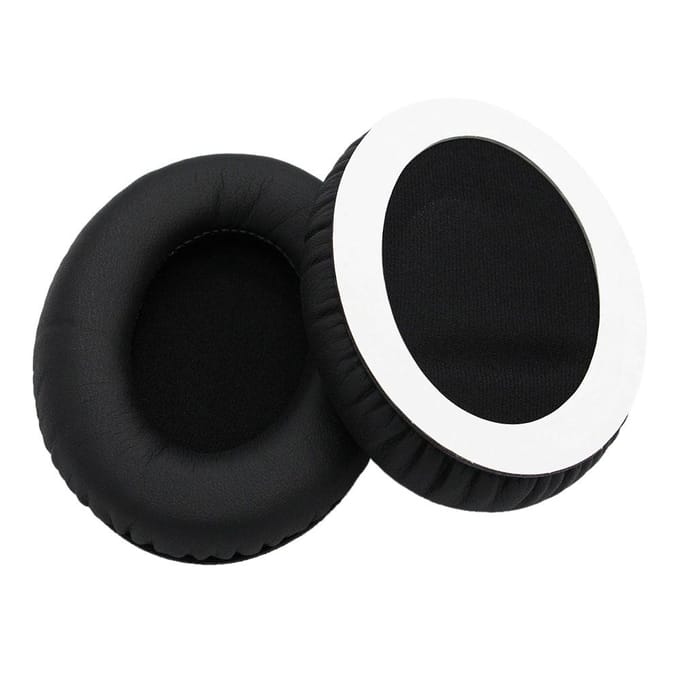 Vervangende oorkussens voor Audio Technica ATH-ANC7 ANC9 ANC27 ANC29 ANC70 hoofdtelefoons Spons oorkussen 2PCS zwart