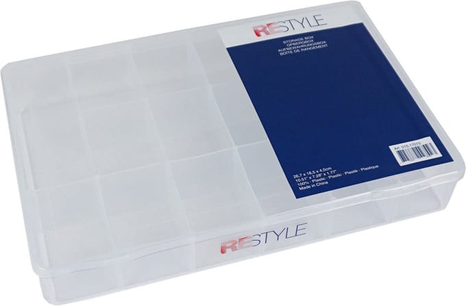 Restyle Opbergbox 26,7x18,5x4,5cm, 100% plastic