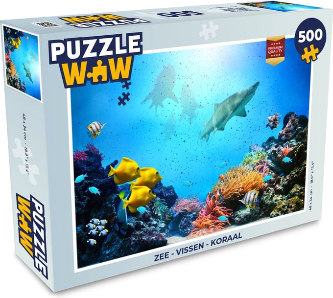 Puzzel Zee - Vissen - Koraal - Legpuzzel - Puzzel 500 stukjes