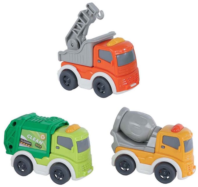 Mini Club Bouwvoertuig Free Wheel, 8cm