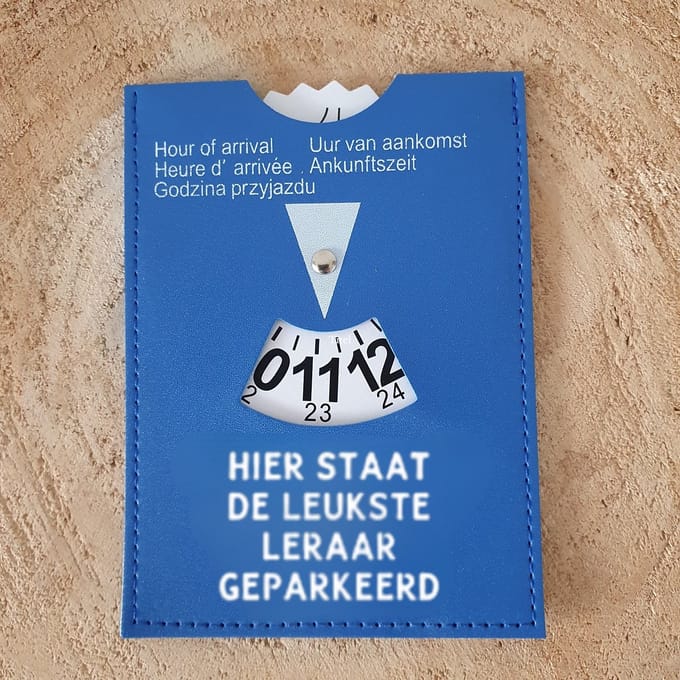 FlexMade.nl - Parkeerschijf - Leraar