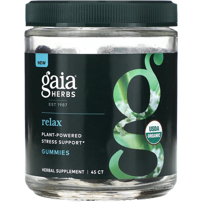 Gaia Herbs, Relax, 45 gommes
